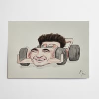 Lando Noris F1 Car (original painting)