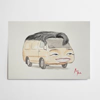 Son Heung-min Hyundai Van (original painting)