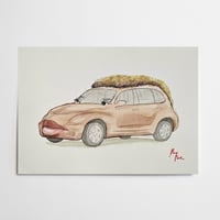 Blonde Rashford PT Cruiser (original painting)