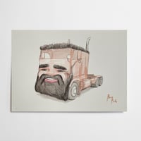 Travis Kelce Truck (original painting)