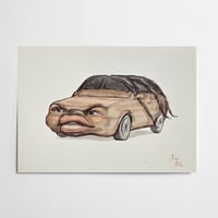 Lamar Jackson VW Golf (original painting)