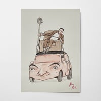 Mr Bean Car (original painting)