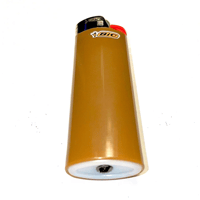 Image 1 of Refillable Brown Bic Lighter