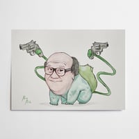 Danny DeVito Bulbasaur (original painting)