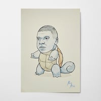 Mbappe Squirtle (original painting)