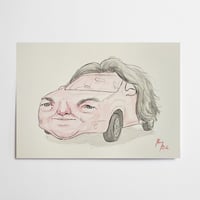 James May Dacia Sandero (original painting)