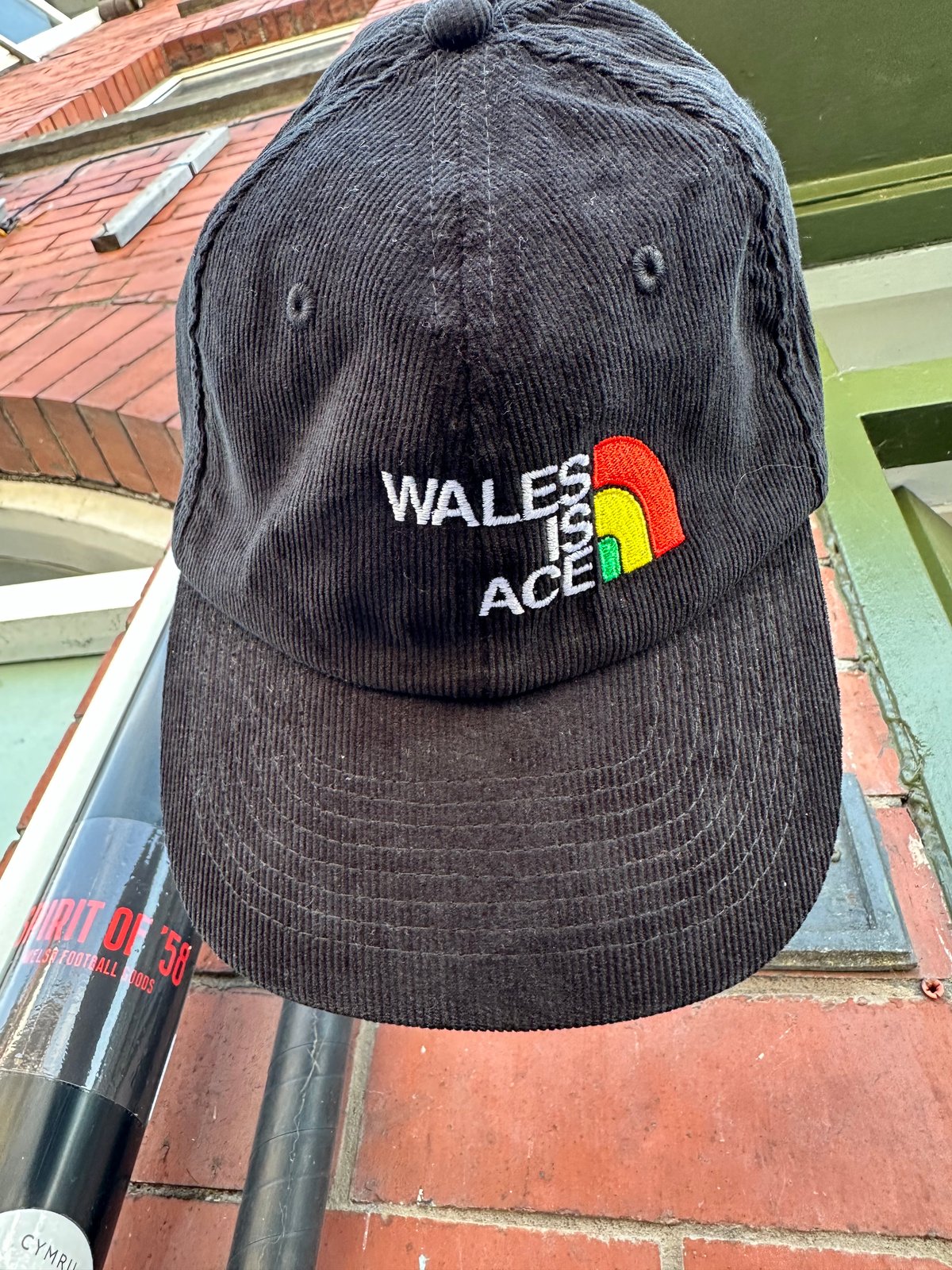 Image of Wales is Ace  Heritage  Cord Cap in Black 