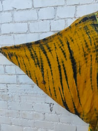 Image 5 of Wanderlust maxi dress Sari tie dye Mustard 