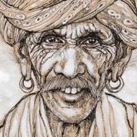 Image 2 of Original Painting "Hiira" - 30x60 cm