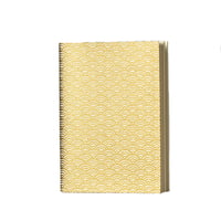 Notebook, A6 * Water * Gold