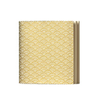 Notebook, square * Water * Gold