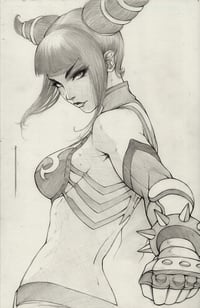 ORIGINAL ART JURI PENCIL SIGNED