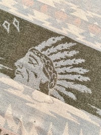 Image 4 of NATIVE AMERICAN BEACON STYLE CAMP BLANKET (3)