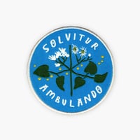 Image 1 of Solvitur Ambulando ('It is solved by walking') woven patch
