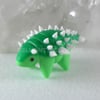 Green mini Ankylosaurus