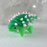 Image 1 of Green mini Ankylosaurus
