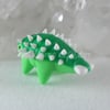 Green mini Ankylosaurus