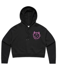 Image 2 of Street Raiders GTA BLOCK STYLE pink crop top 