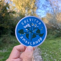 Image 2 of Solvitur Ambulando ('It is solved by walking') woven patch