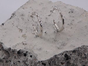 textured earrings