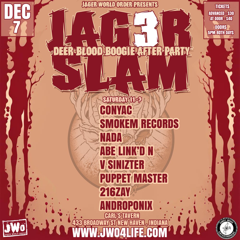 JAG3R SLAM Physical Tickets - Free Shipping 