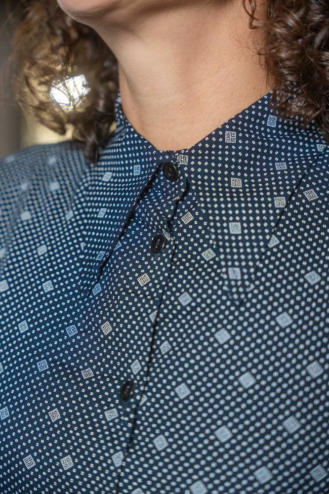 Image of Camicia pois blue