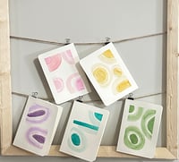 Image 2 of Abstract Geode, 10 PC Card Set
