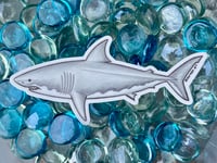 Image 1 of Great White Shark Sticker
