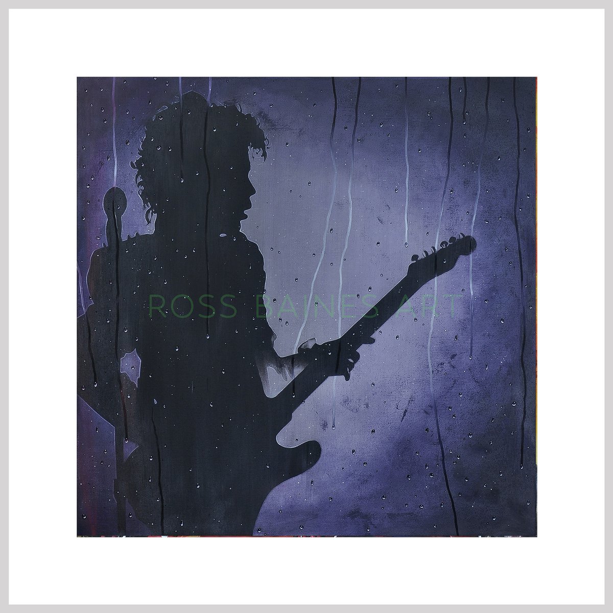 Ross Baines Art — PURPLE RAIN - PRINTS