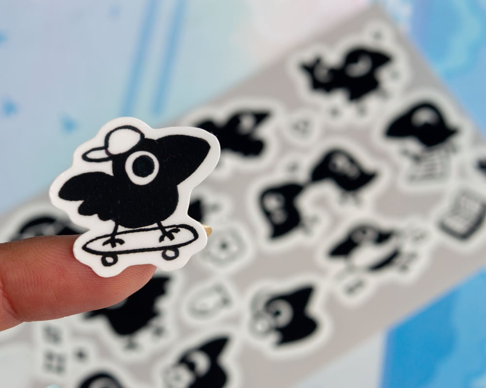 Image of Little Crow Sticker Sheet