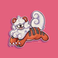 Image 1 of Hisuian Growlithe Acrylic Charm