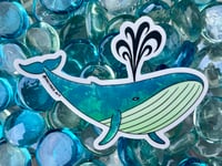 Image 1 of Mermsie Whale Logo Sticker