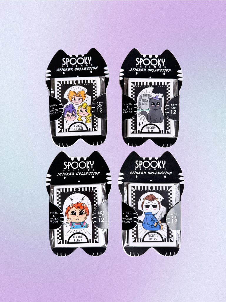 Spooky Sticker Pack - Set of 12