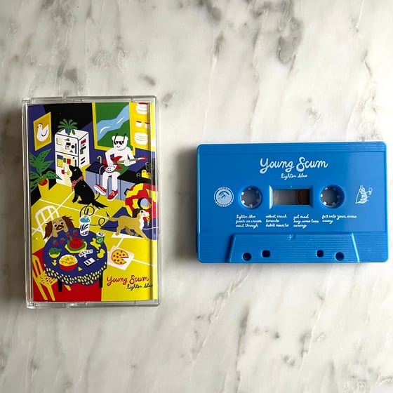 Image of YOUNG SCUM - "Lighter Blue" LP Cassette