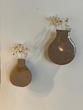 Image 2 of Wall Vases from "KKS Keramik" Beige and Gold 