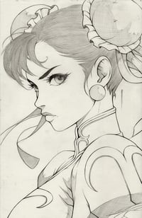 MS LI PENCIL ORIGINAL ART SIGNED