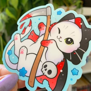 Image of MATTE Reaper Kitty STICKER