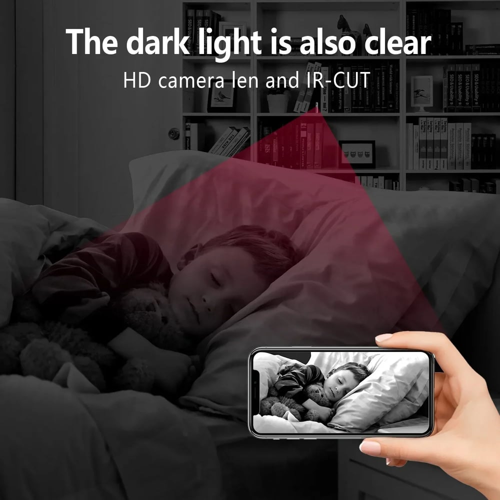 MSL 1080P HD Mini Camera with Built-in Battery and IP Remote Monitoring