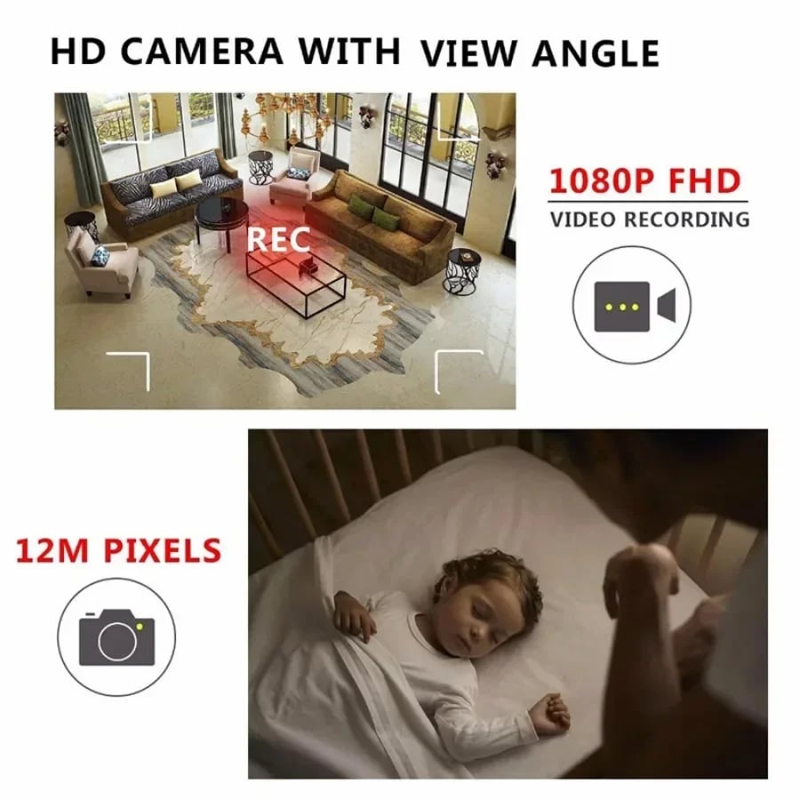 MSL 1080P HD Mini Camera with Built-in Battery and IP Remote Monitoring