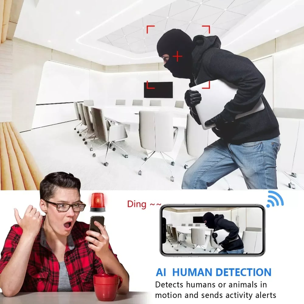 MSL 1080P HD Mini Camera with Built-in Battery and IP Remote Monitoring