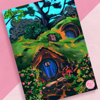 Image 1 of fairy house print