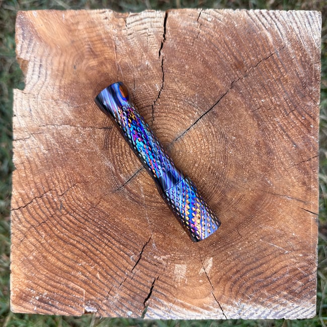 Black Timascus Divot Slim