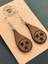 Image 2 of Tennessee Tear Drop Pendant Earring Set