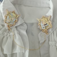 Image 1 of Lumine and Aether wooden pin