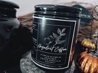 Hazelnut coffee scented candle