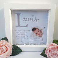 Image 1 of Great little gift for new parents, new baby gift, new baby frame, nursery room decor