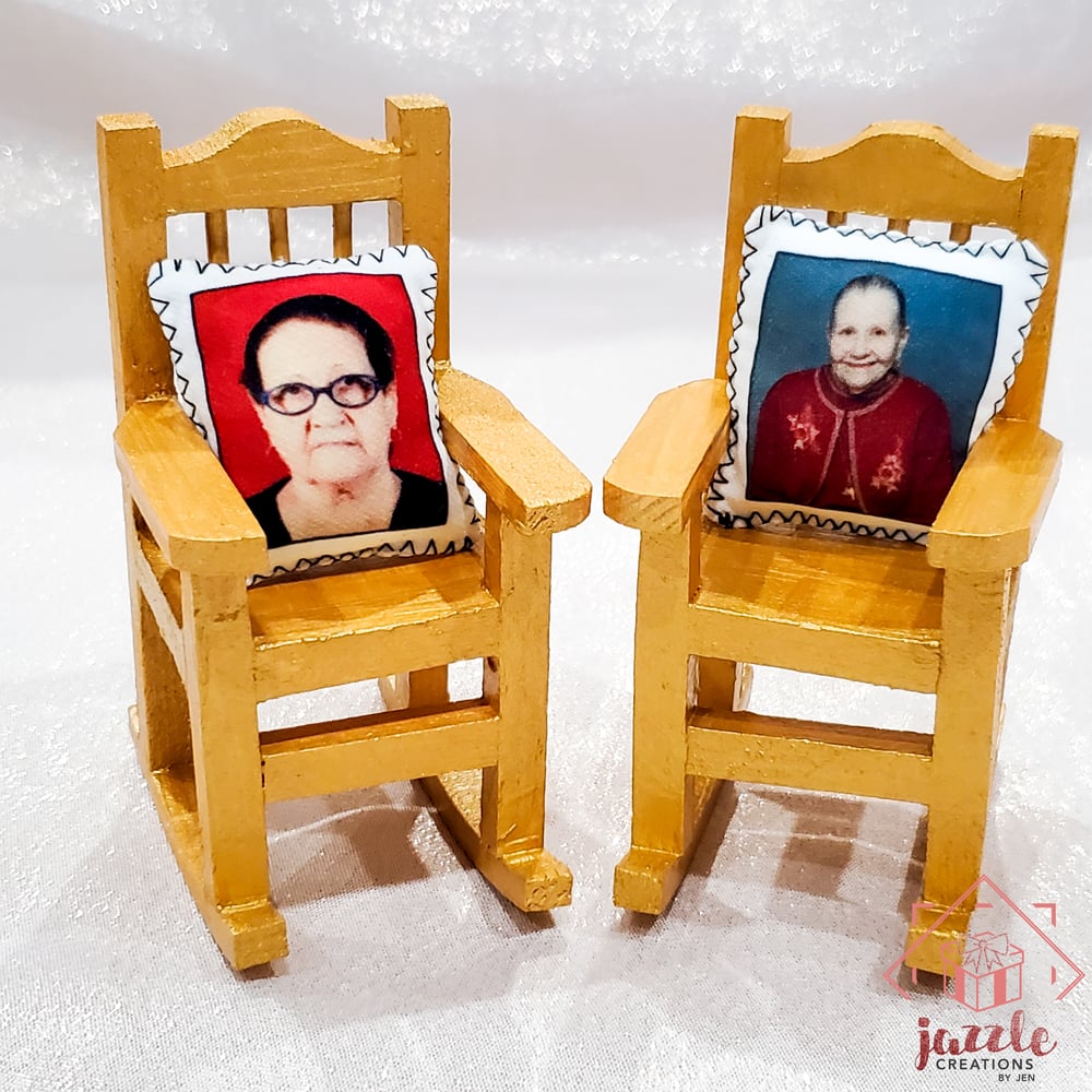 Image of Christmas in Heaven Memorial Rocking Chair Ornament