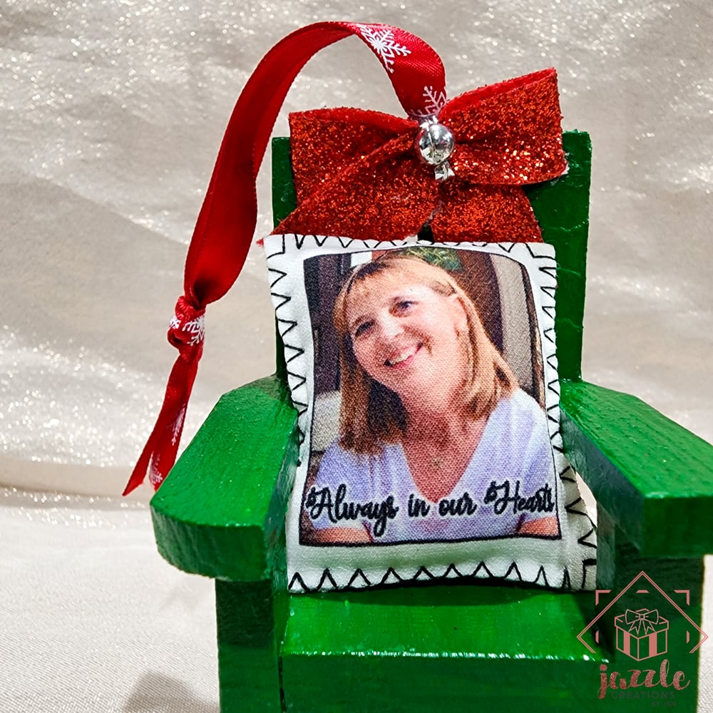 Image of Christmas in Heaven Memorial Rocking Chair Ornament