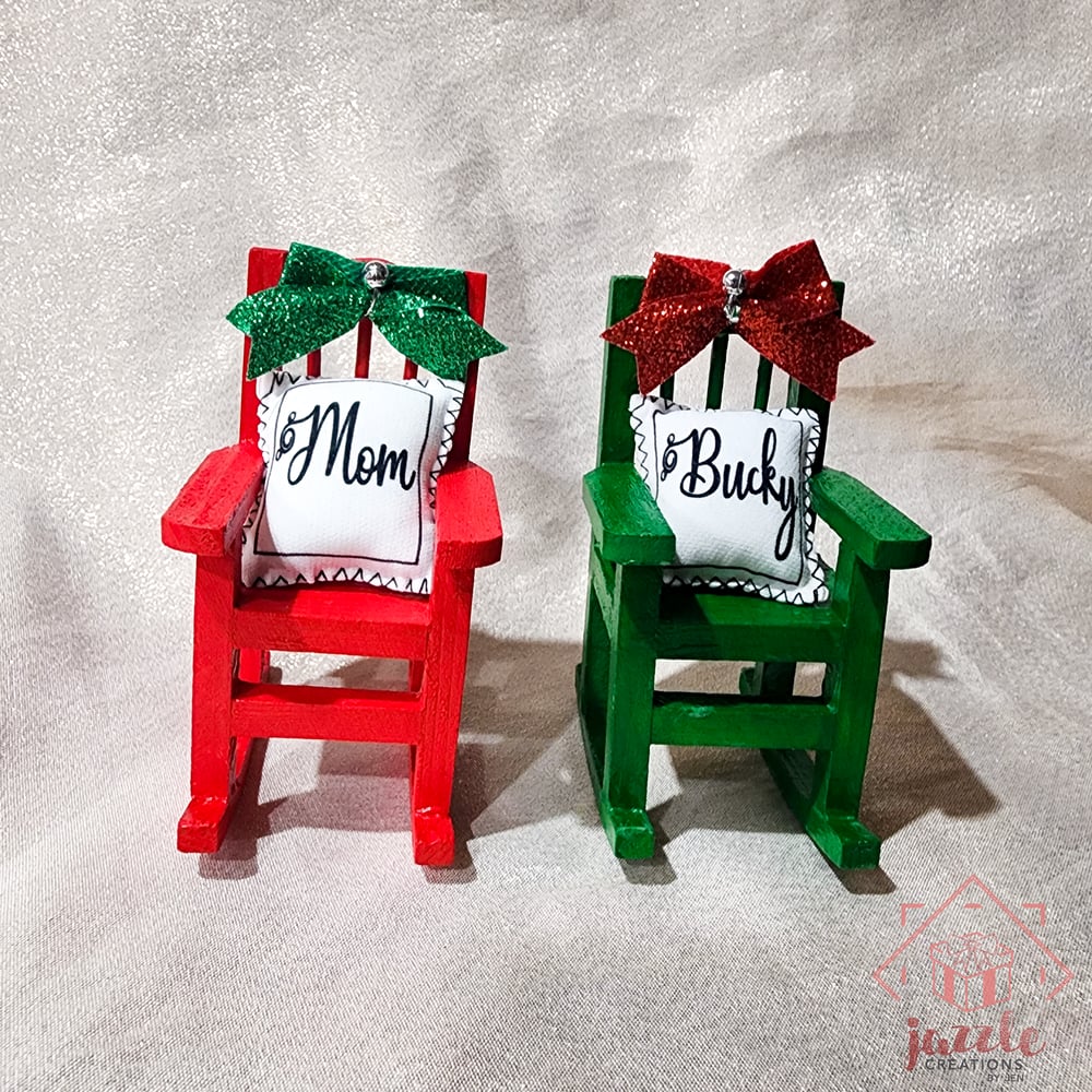 Image of Christmas in Heaven Memorial Rocking Chair Ornament