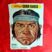 Image 1 of Tomahawk- Kelloggs Corn Flakes mask (1954) - backside